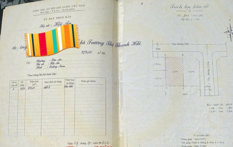 SẬP HẦM -550m2- 2 MT đường Tôn Đức Thắng (10.5m, lề 5m), Hội An - vị trí cực hiếm - giá cắt lỗ