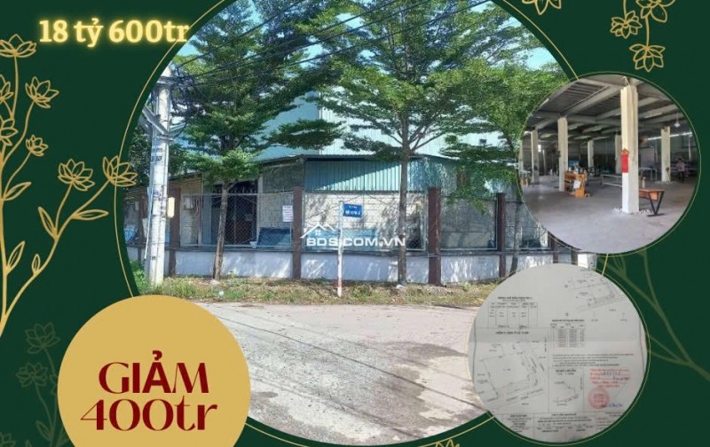 GIẢM 400tr bán NHANH - ĐẤT 1.000m² có nhà xưởng-