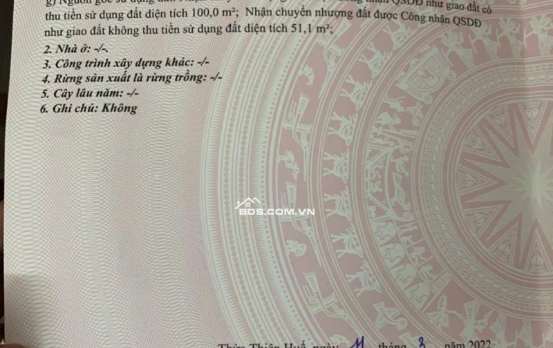 Cần bán lô đất giá rẻ gần sông hồ, thoáng mát Lộc Bổn, Phú Lộc, Thừa Thiên Huế, chỉ 670tr