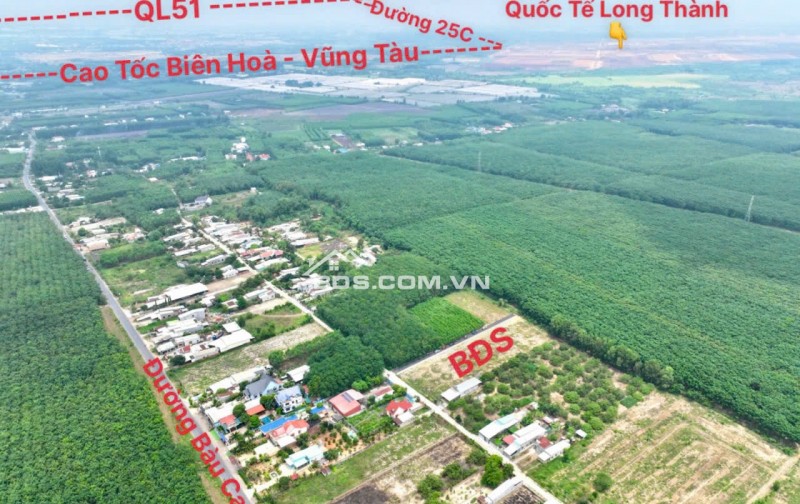 Bán lô đất 100m² tại Bàu Cạn, Long Thành – Gần chợ, gần siêu thị, sẵn sổ, chỉ 1,5 tỷ!