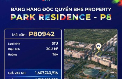 Căn hộ studio - tòa P8 dự án Sun Urban City Hà Nam (P80942)