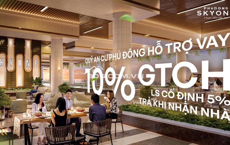 Thanh toán 4,5 triệu/tháng – An cư tại Căn hộ SkyOne hiện đại cho người trẻ