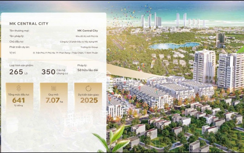  ĐẦU TƯ NGAY MK CENTRAL CITY PHAN RANG – TRÁI TIM NAM KHÁNH HÒA 