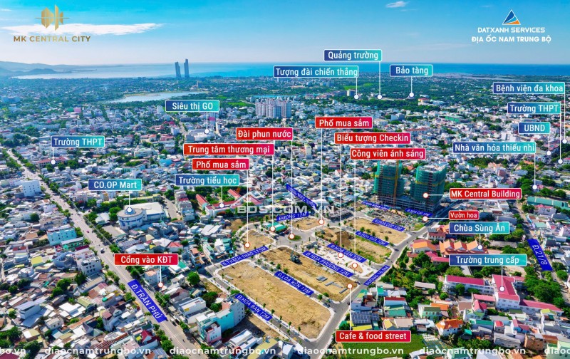 BÁN ĐẤT NỀN – NHÀ PHỐ LIỀN KỀ DỰ ÁN MK CENTRAL CITY – PHAN RANG, NINH THUẬN