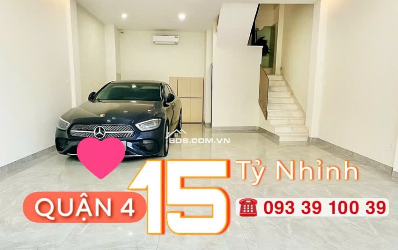Mặt tiền trục chính Quận 4- KHÁNH HỘI- ngang hơn 5m cao 5 tầng đủ nội thất: 15 Tỷ nhỉnh. 0933910039