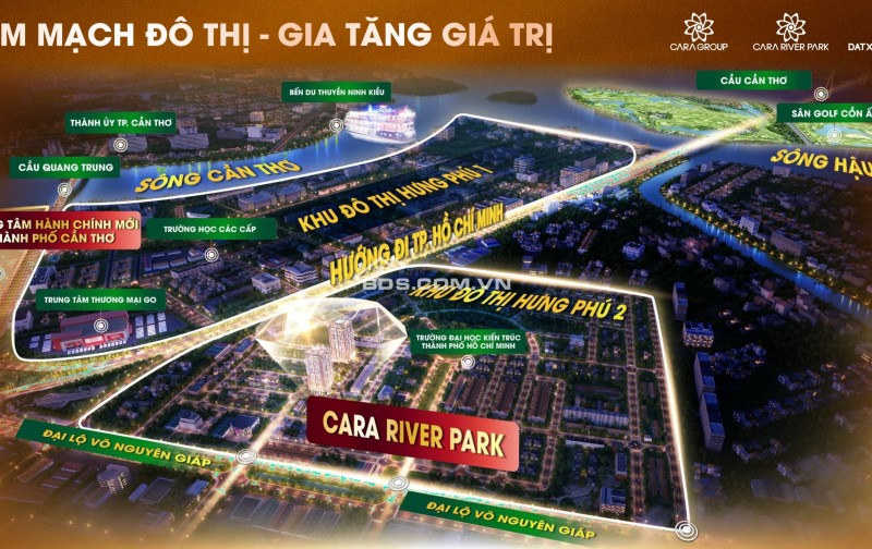 Căn hộ cao cấp 2pn 70m2 1tỉ 250 Cara River Park