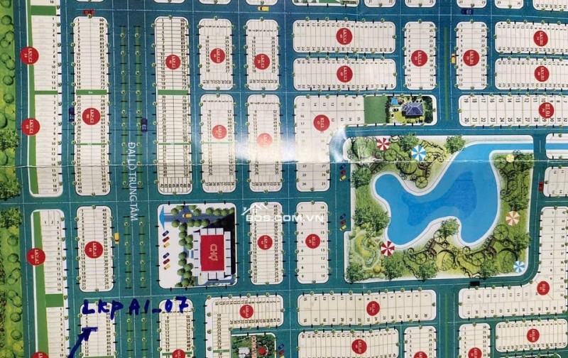 Chính chủ bán lô đất nền LKP-A1-07 giá tốt tại KDC Daresco 3, Đức Hoà – Long An