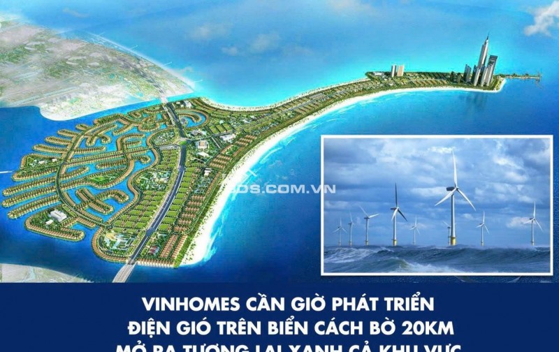 Siêu dự án lấn biển Vinhomes Cần Giờ, mở bán giai đoạn 1, được chờ đợi trong 10 năm