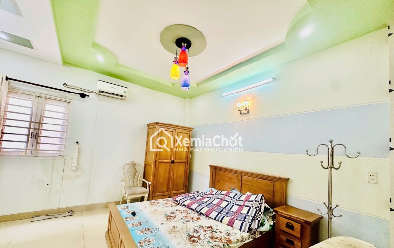 NHÀ ĐẸP QUANG TRUNG – P.THÔNG TÂY HỘI (P.8 CŨ) – GÒ VẤP  DT: 4x15.5m  Kết cấu: 1 trệt 3 lầu (4 tầng), 4PN, 5WC riêng từng