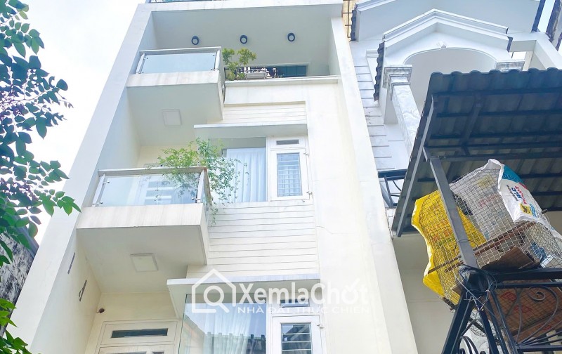 NHÀ ĐẸP QUANG TRUNG – P.THÔNG TÂY HỘI (P.8 CŨ) – GÒ VẤP  DT: 4x15.5m  Kết cấu: 1 trệt 3 lầu (4 tầng), 4PN, 5WC riêng từng