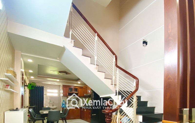 NHÀ ĐẸP QUANG TRUNG – P.THÔNG TÂY HỘI (P.8 CŨ) – GÒ VẤP  DT: 4x15.5m  Kết cấu: 1 trệt 3 lầu (4 tầng), 4PN, 5WC riêng từng