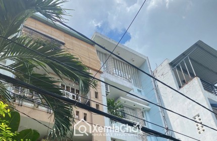 BÁN NHÀ ĐẸP ĐƯỜNG SỐ 51, P.14, GÒ VẤP – XE HƠI NGỦ TRONG NHÀ – SỔ HỒNG RIÊNG   Diện tích: 4m x 18m (CN 68m²)  Kết cấu: 1 trệt, 1 lửng, 3 lầu,